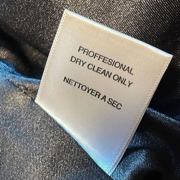 Morphine Generation MG Black lined moto jacket zippers wool & viscose S - Picture 13 of 15